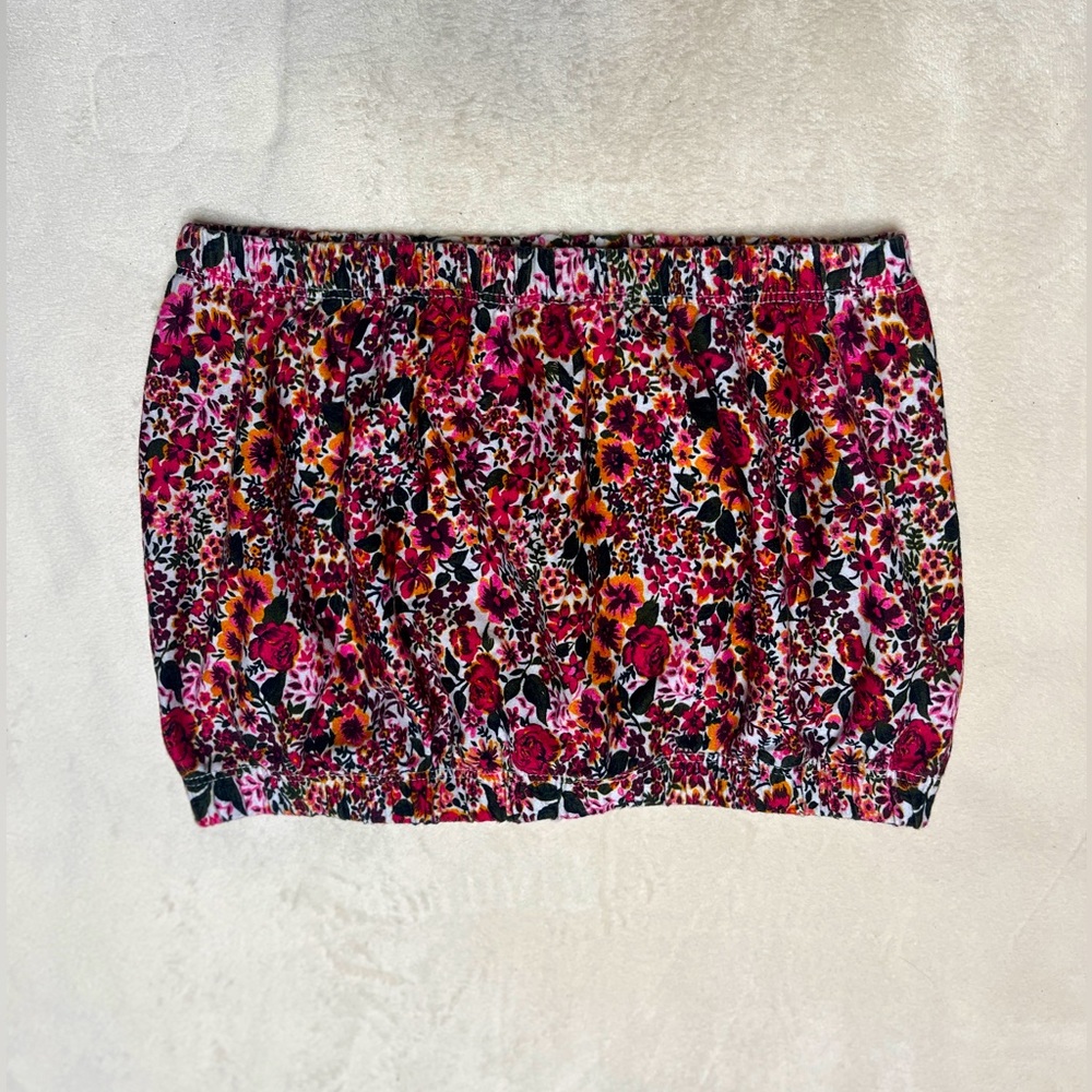 Top Shop floral tube top